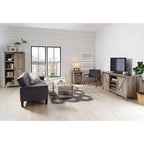  Modern Farmhouse Rectangle Lift-Top Coffee Table, Rustic Gray Finish