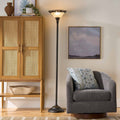  Traditional Bronze Victorian Floor Lamp 70"