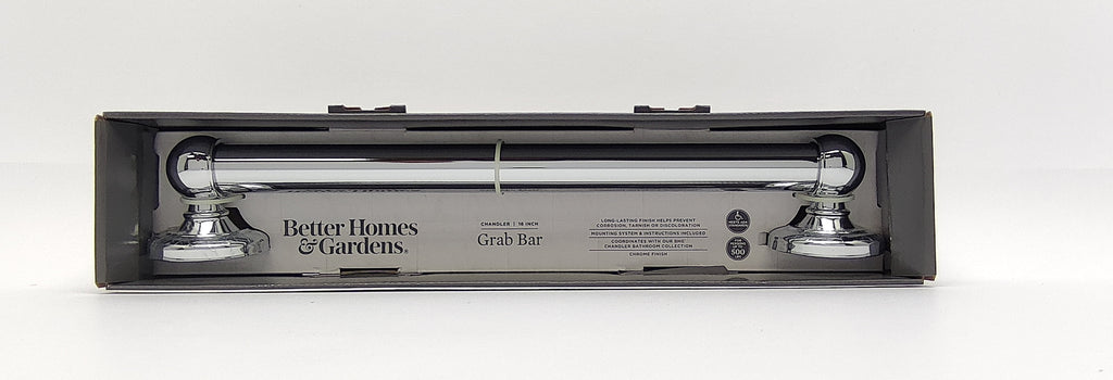  16" ADA Compliant Bathroom Grab Bar, Chrome