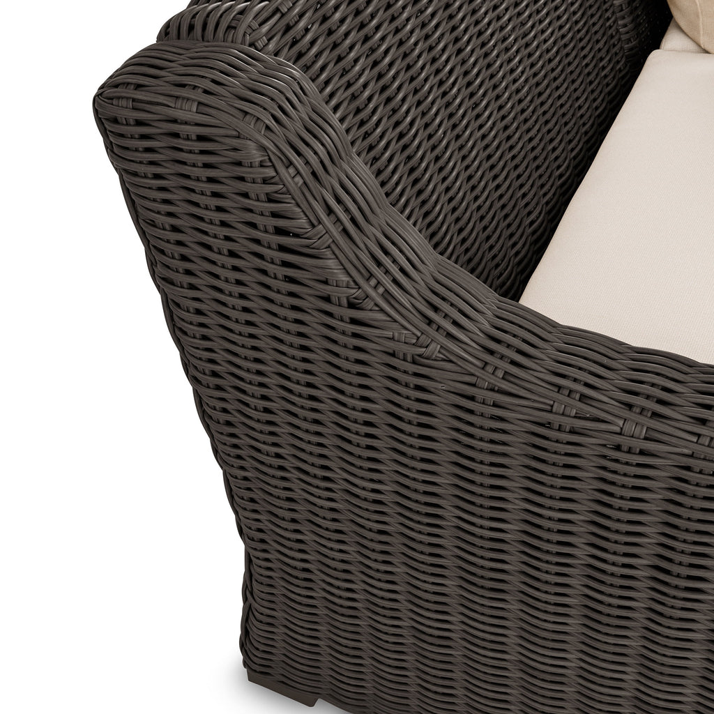  Bellamy Outdoor 2pk Lounge Chairs, Dark Brown