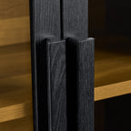 Ezra Accent Cabinet, Rich Black Finish