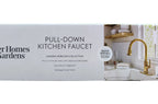  Modern Heirloom Pull Down Kitchen Faucet, Heritage Gold