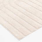  Arches Hi Low Indoor Area Rug, Ivory, 5'x6'7"