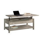  Modern Farmhouse Rectangle Lift-Top Coffee Table, Rustic Gray Finish