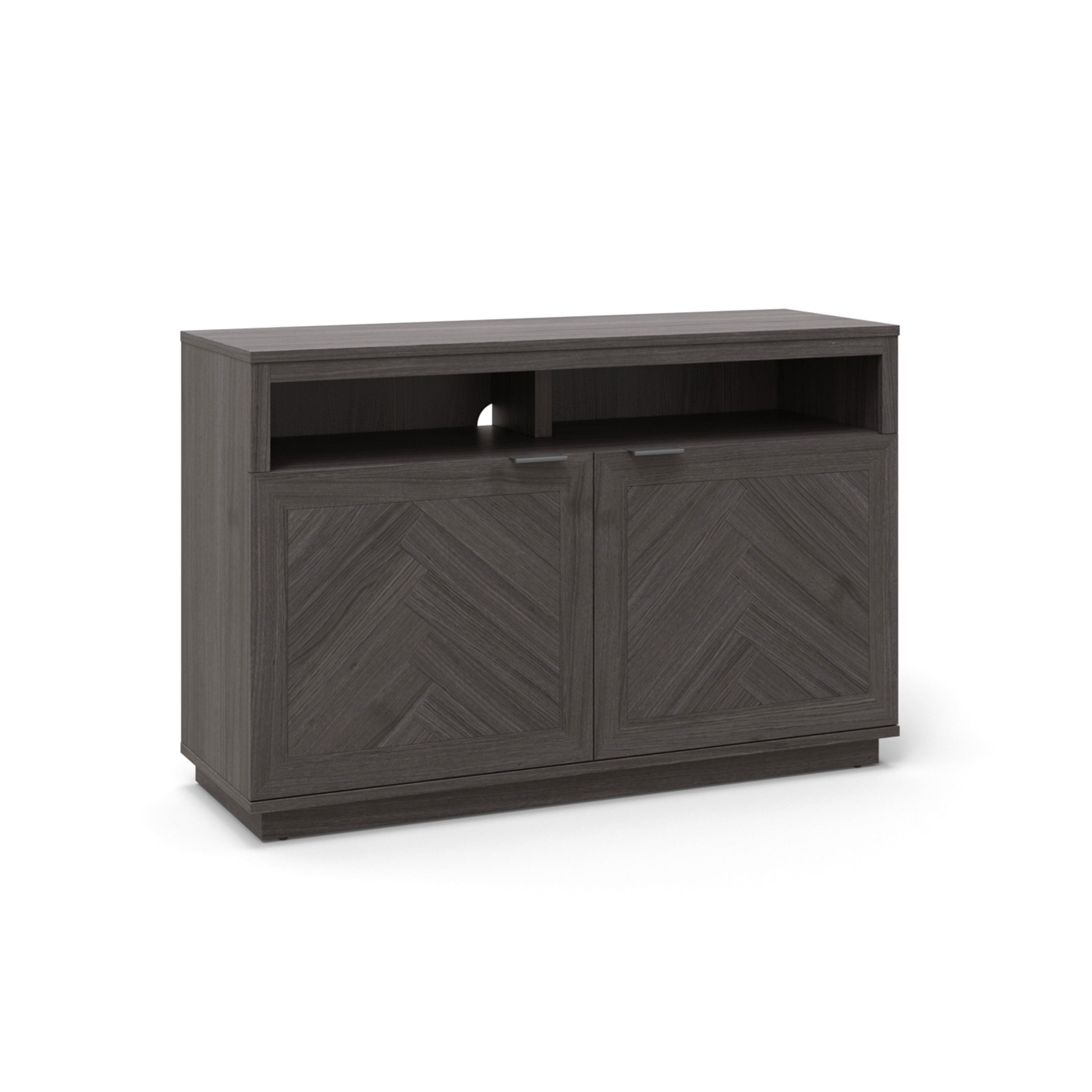  Herringbone TV Stand for TVs up to 55�, Gray
