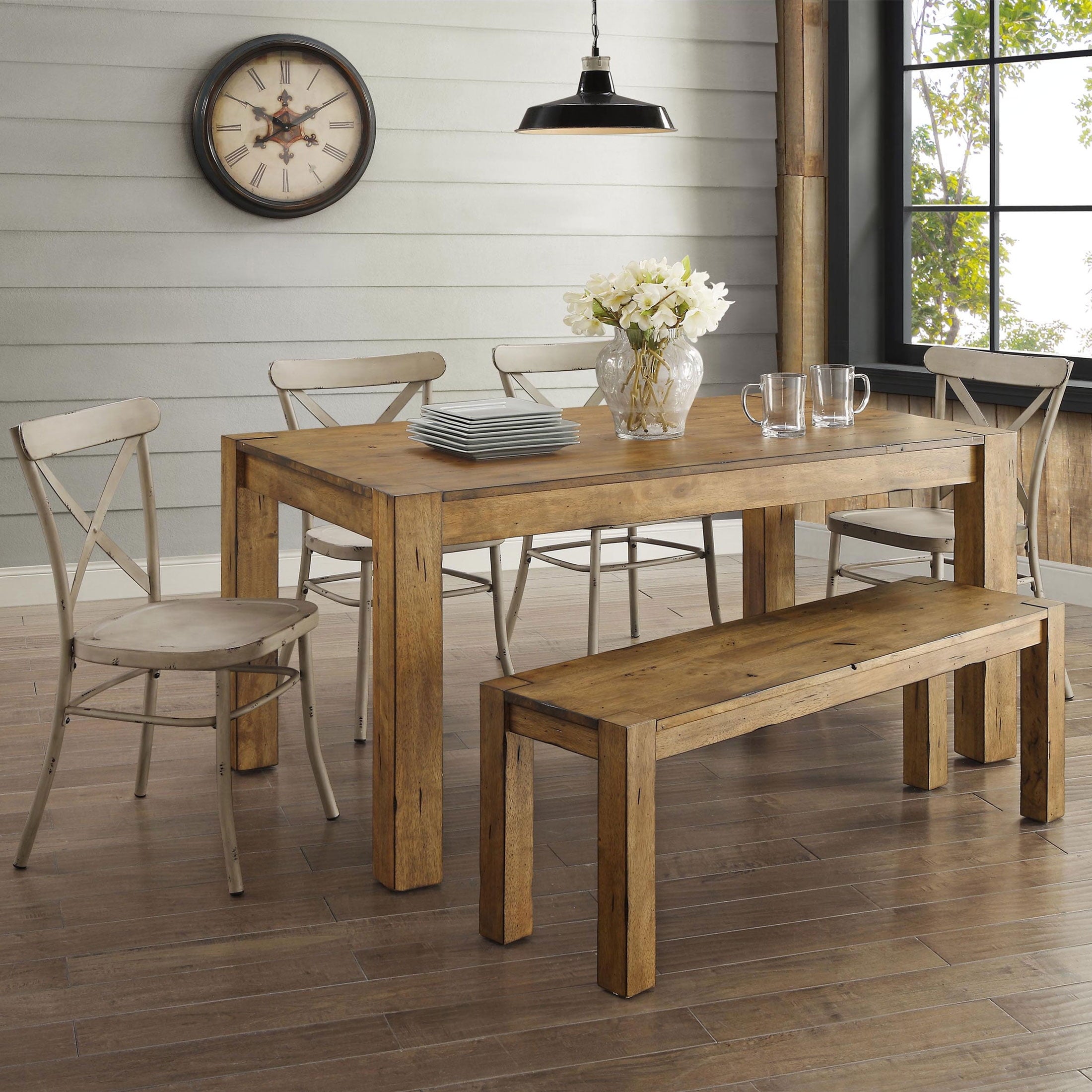  Bryant Dining Table, Rustic Brown