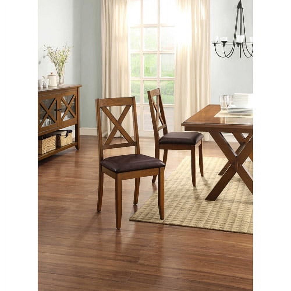  Maddox Crossing Dining Chair, Set of 2, Brown