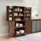  Lillian Storage Pantry, Walnut
