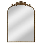 Filigree 20x30 Gold Arched Large Wall Mirror for Bathroom or Living Room
