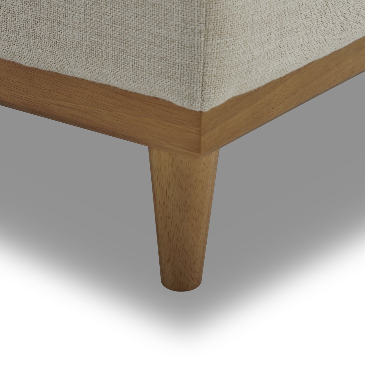  Springwood Wood Frame Accent Chair, Cream Linen