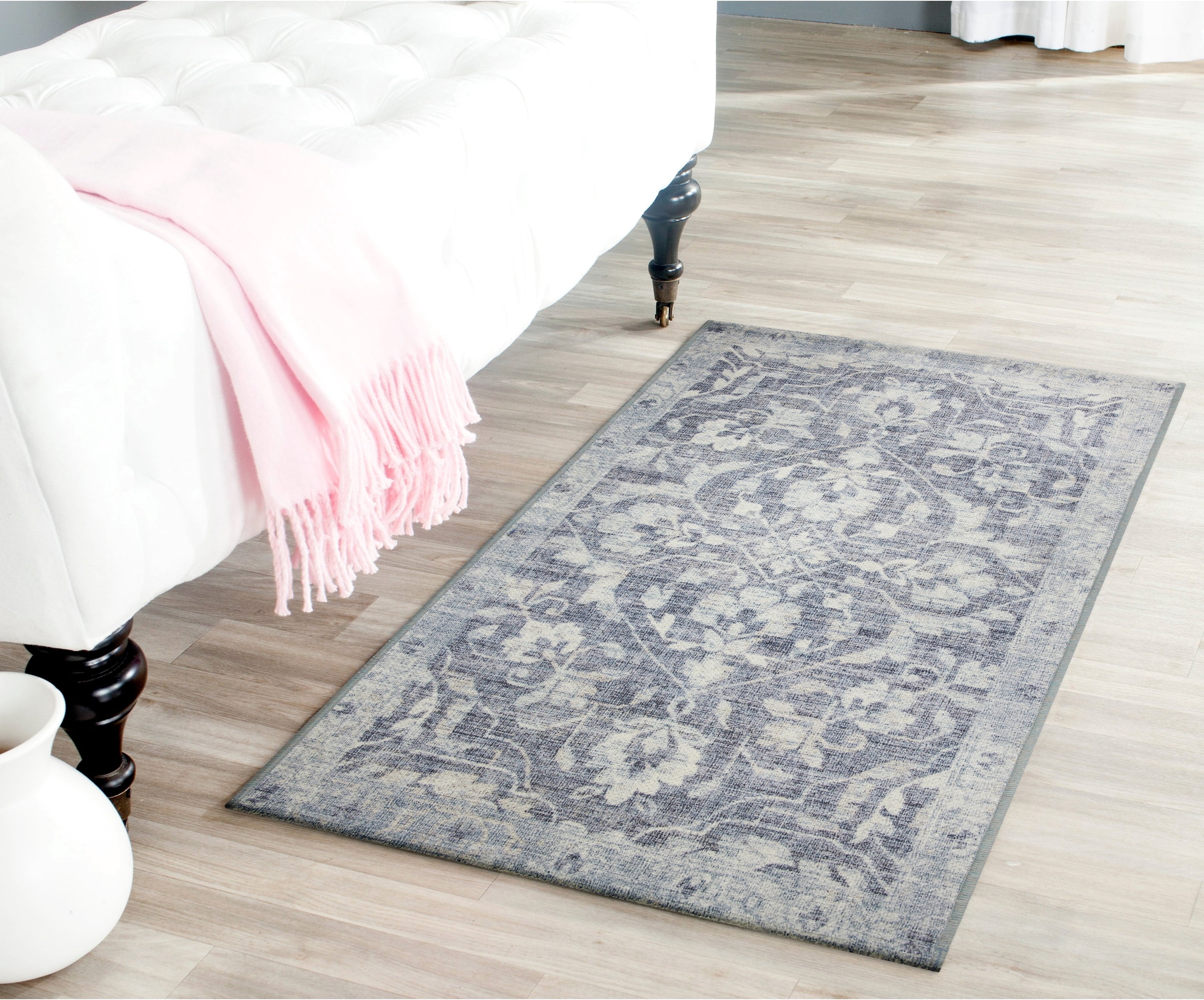  Blue Persian Non-Skid Indoor 30" x 46" Accent Rug
