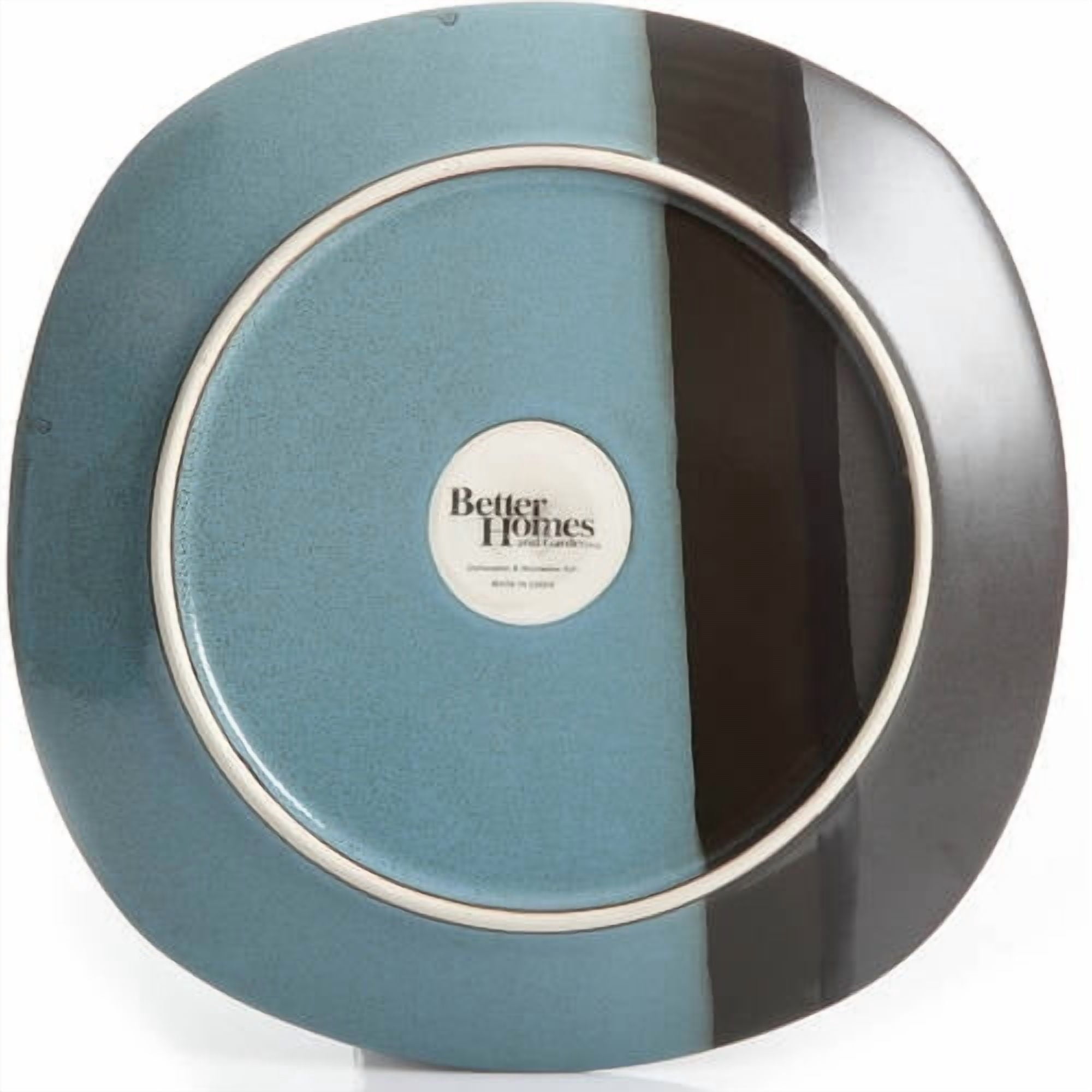  Bazaar Dinnerware, Teal, Set Of 16