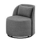  Juliet Modern Arch Swivel Accent Chair, Gray