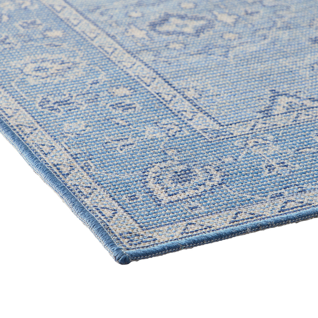  Blue Lillian Dainty Persian Area Rug, 5'x8'