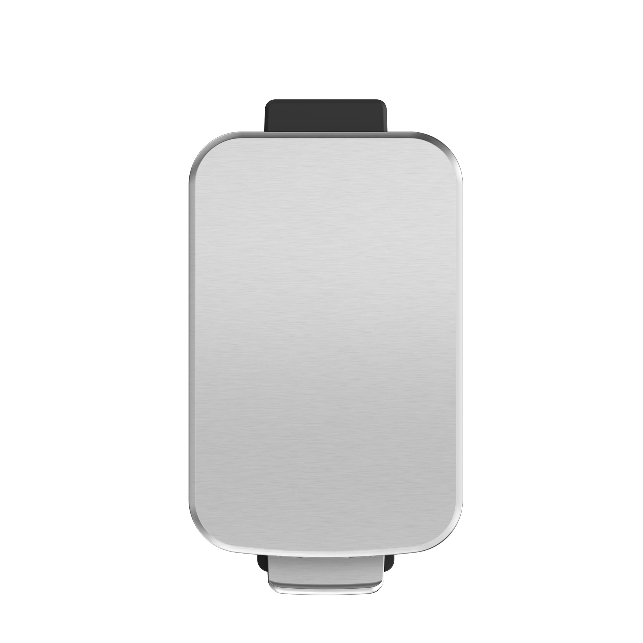  Kitchen Trash Can, 13.2 Gallon Stainless Steel Slim Step Garbage Bin with Soft Close Lid, Silver