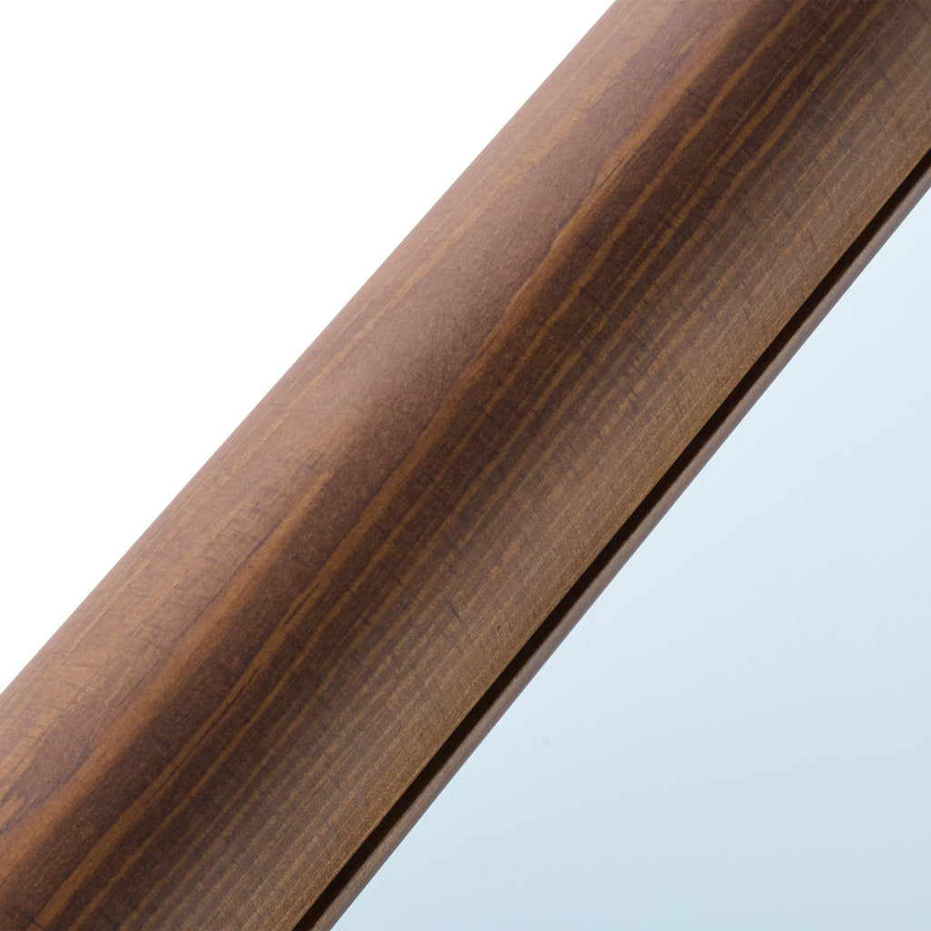  Craftsman Solid Wood Wall Mirror, 21.5 x 30 Inch, Walnut Finish