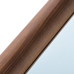  Craftsman Solid Wood Wall Mirror, 21.5 x 30 Inch, Walnut Finish