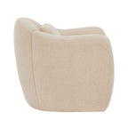 Beautiful Barrymore Teddy Accent Chair by Drew Barrymore, Cream Shearling