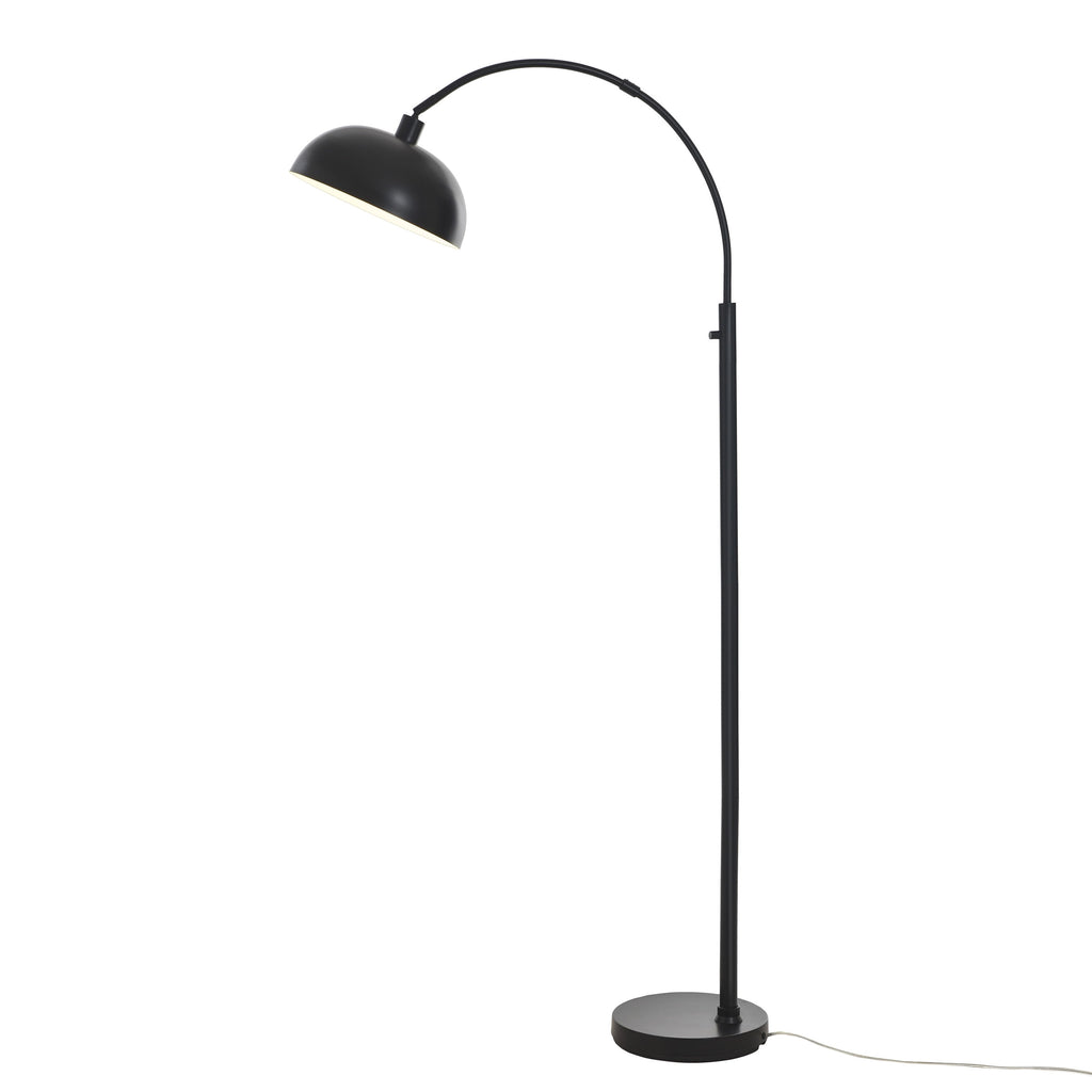  Black Finish Arch Dome Floor Lamp