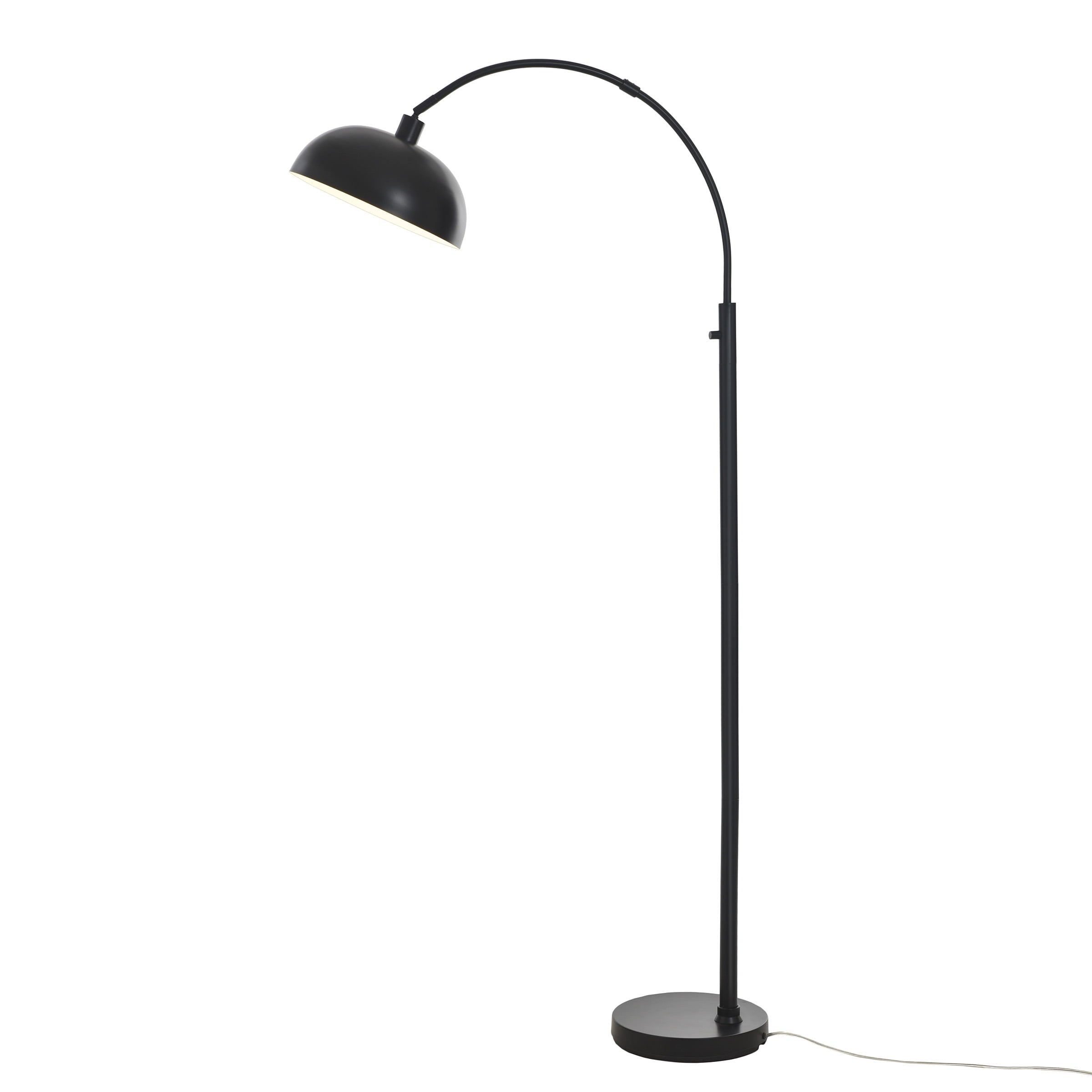  Black Finish Arch Dome Floor Lamp