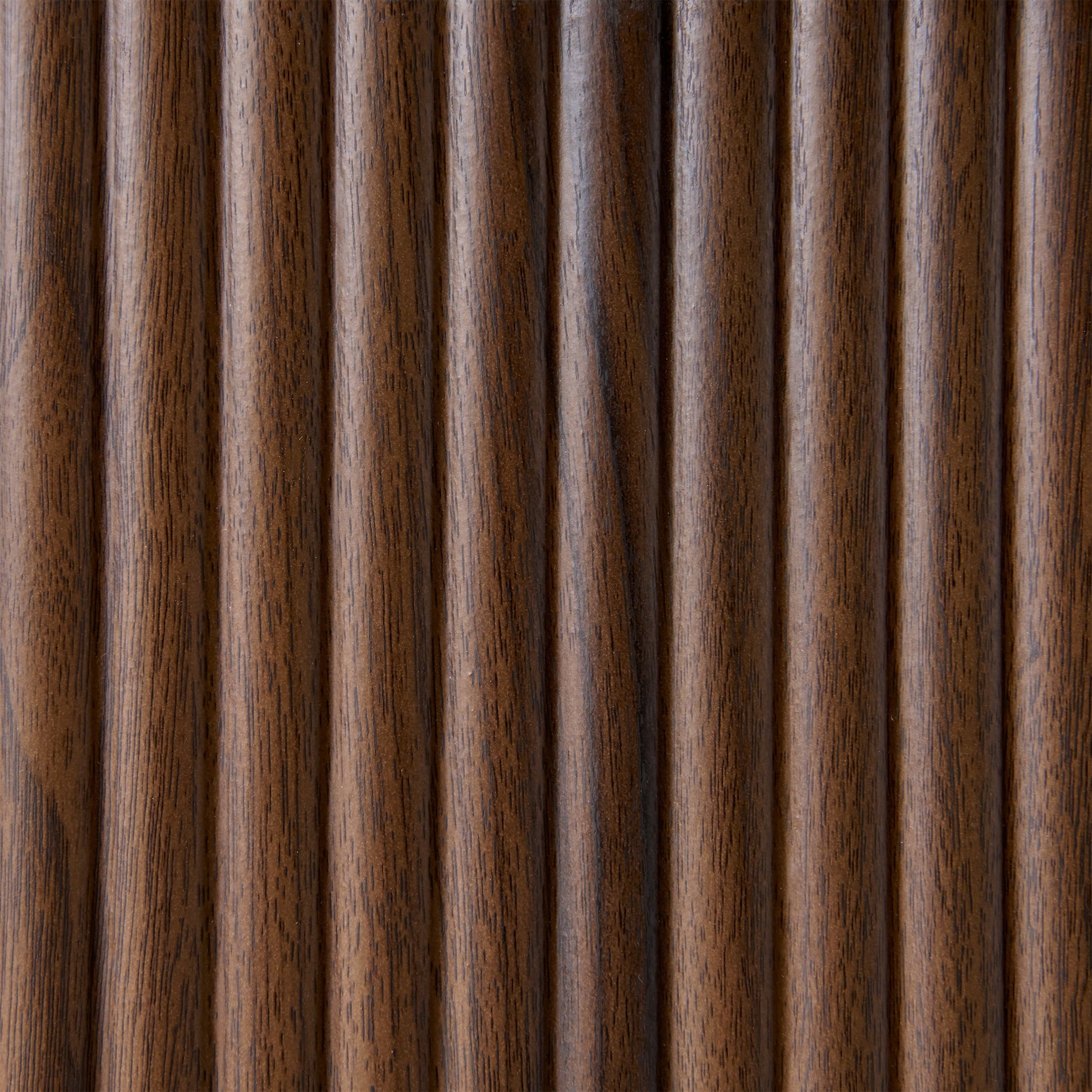  Lillian Fluted Bookcase with Doors, Walnut Finish
