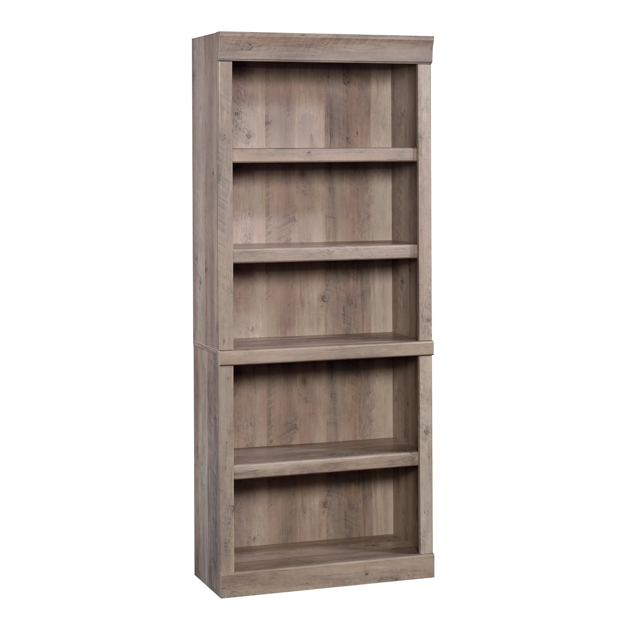  Glendale 5 Shelf Bookcase, Rustic Gray Finish