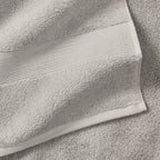 Signature Soft Solid 6 Piece Towel Set,Soft Silver