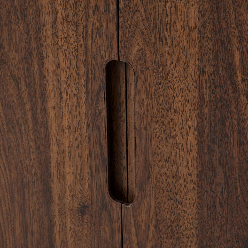  Adlin Bookcase, Walnut Finish