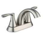  Simple Flair 4" Centerset Bathroom Faucet in Satin Nickel