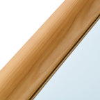  Craftsman Solid Wood Wall Mirror, 21.5 x 30 Inch, Natural Finish