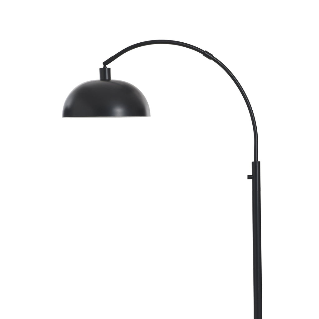  Black Finish Arch Dome Floor Lamp