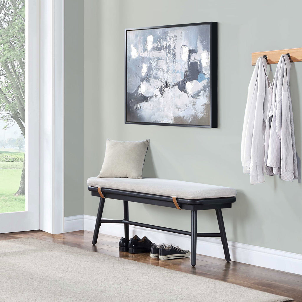  Springwood Dining Bench, Charcoal Finish