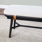  Springwood Dining Bench, Charcoal Finish