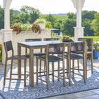 Tarren 5-Piece High Dining Set, Black