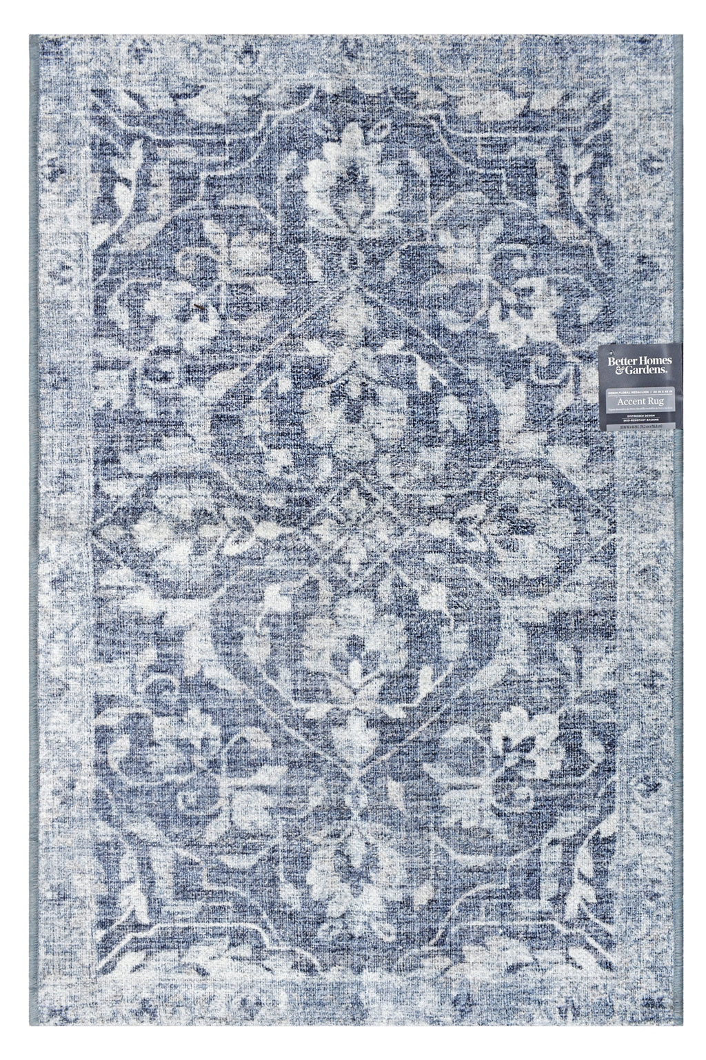  Blue Persian Non-Skid Indoor 30" x 46" Accent Rug