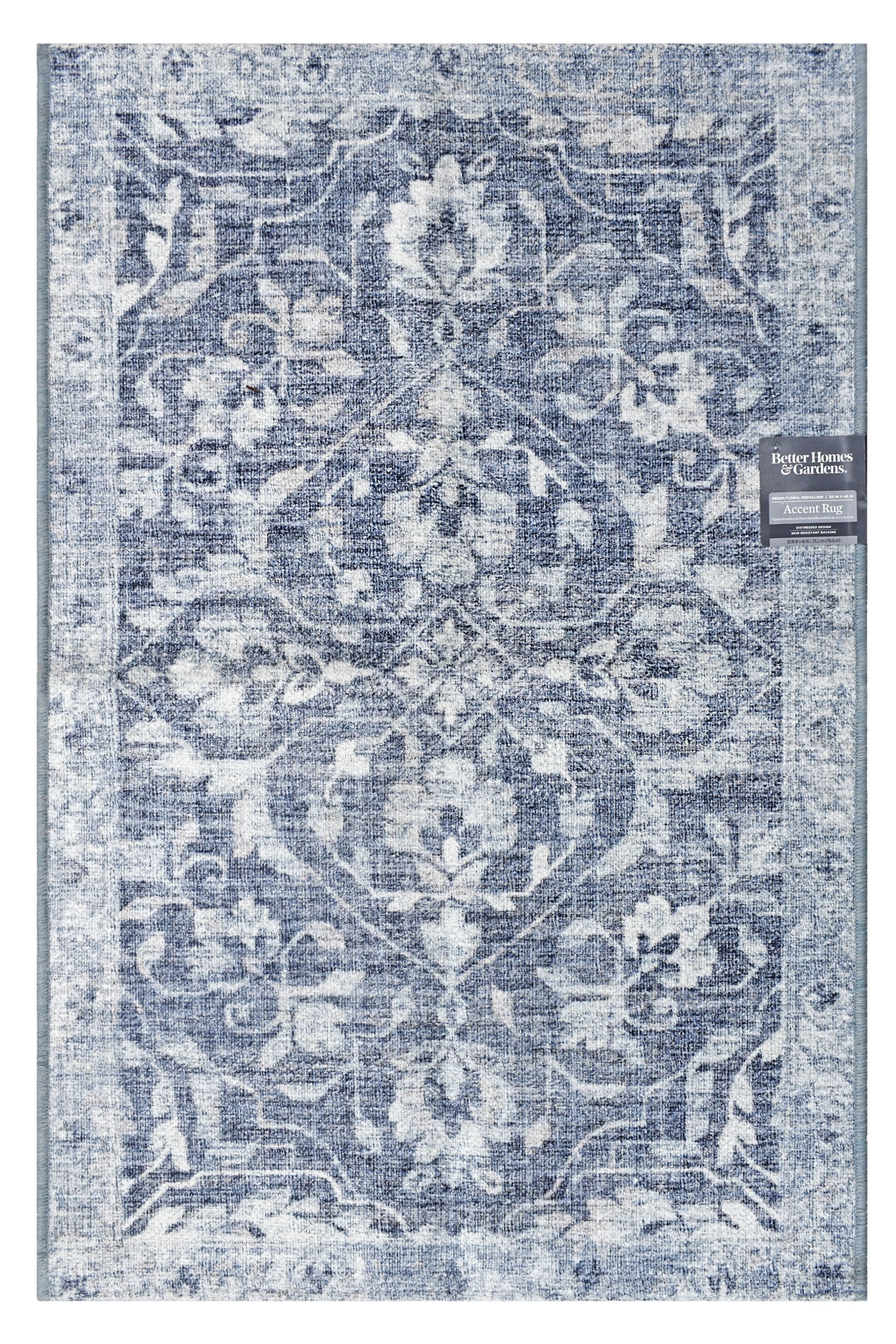  Blue Persian Non-Skid Indoor 30" x 46" Accent Rug
