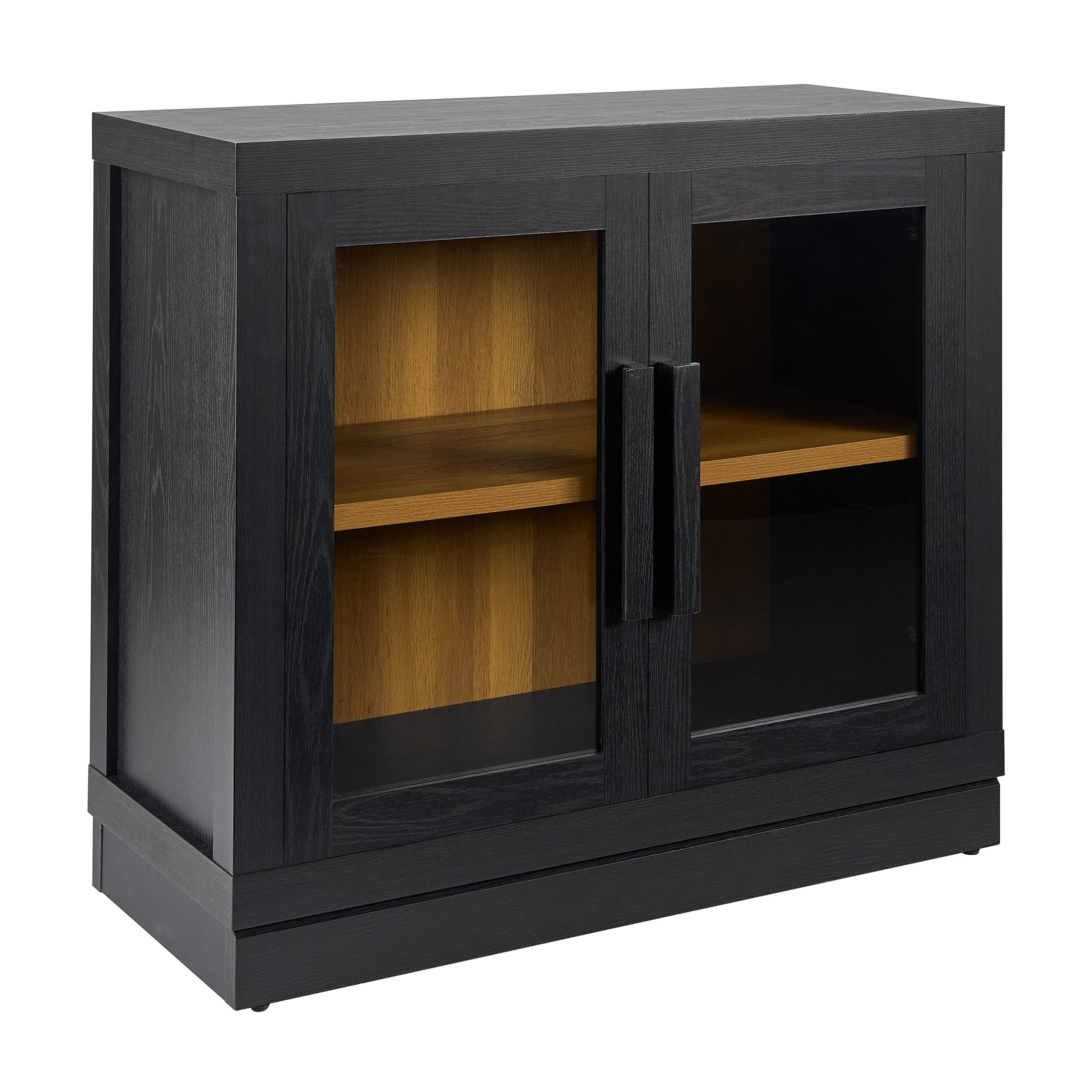  Ezra Accent Cabinet, Rich Black Finish