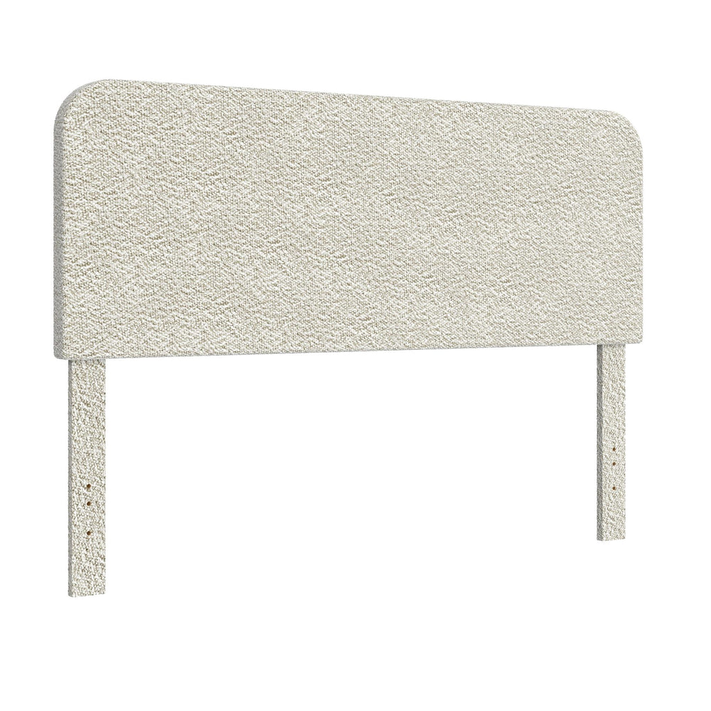  Juliet Full/Queen Boucle Headboard, Ivory