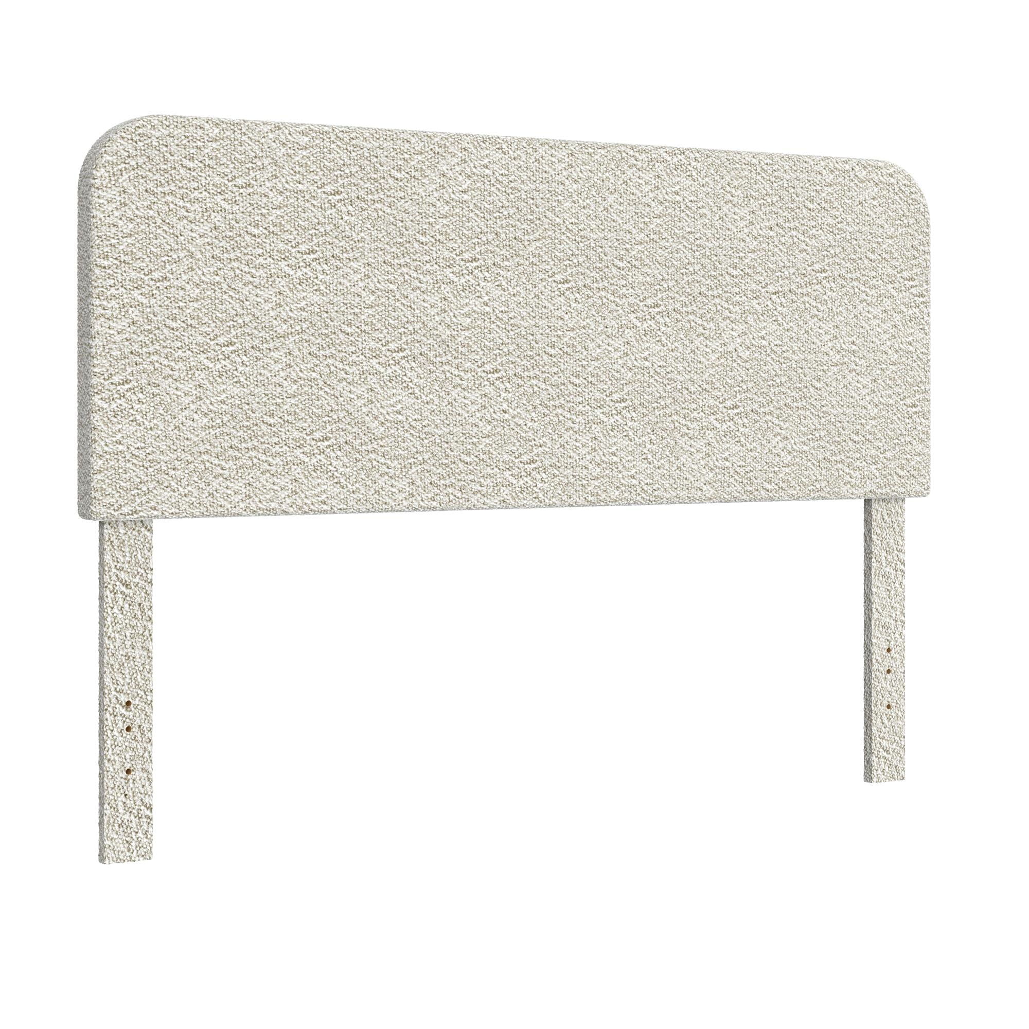  Juliet Full/Queen Boucle Headboard, Ivory