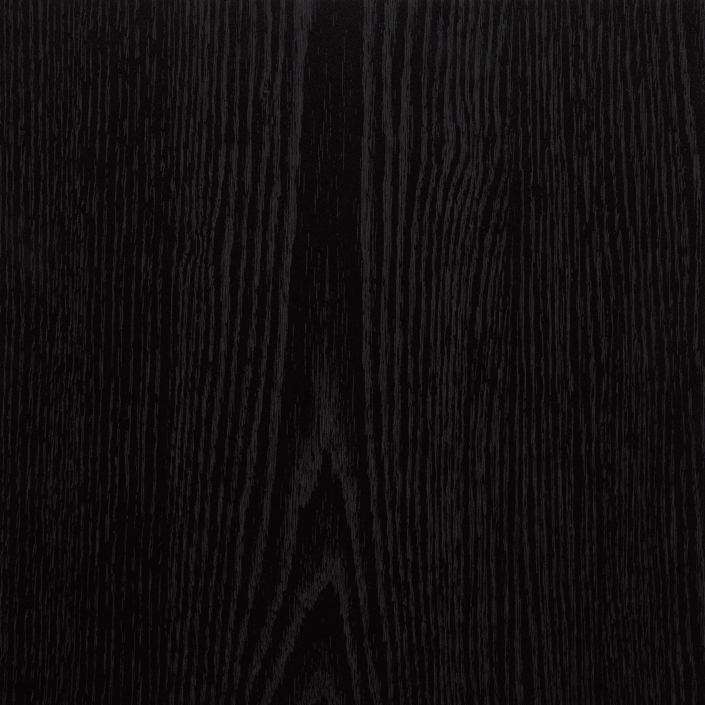  Ezra Glass Door Storage Accent Cabinet, Rich Black finish