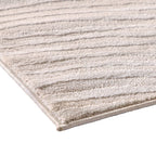  Kai Carved Ripple Indoor Stain/Fade Resisant Area Rug, Cream, 7'10" x 10'