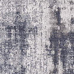  Navy Abstract Indoor Accent Rug, 20" x 60"