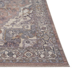  Mauve Persian Medallion Indoor Area Rug, 5' x 7'