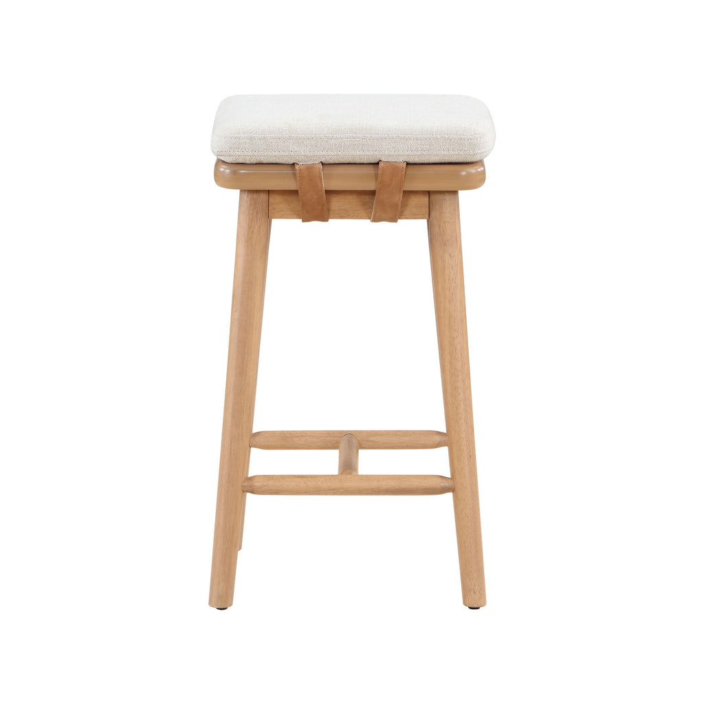  Springwood Barstool Set of 2, Light Honey Finish, Counter Height