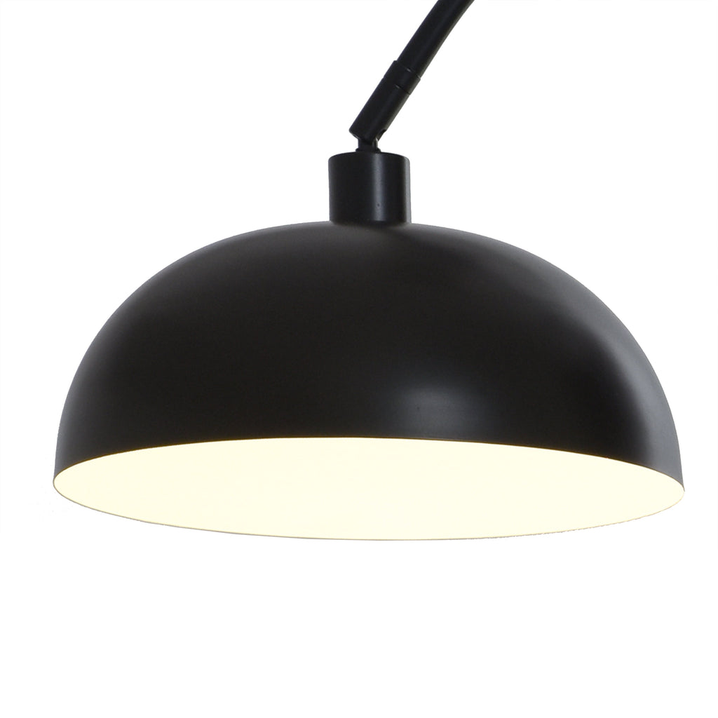  Black Finish Arch Dome Floor Lamp