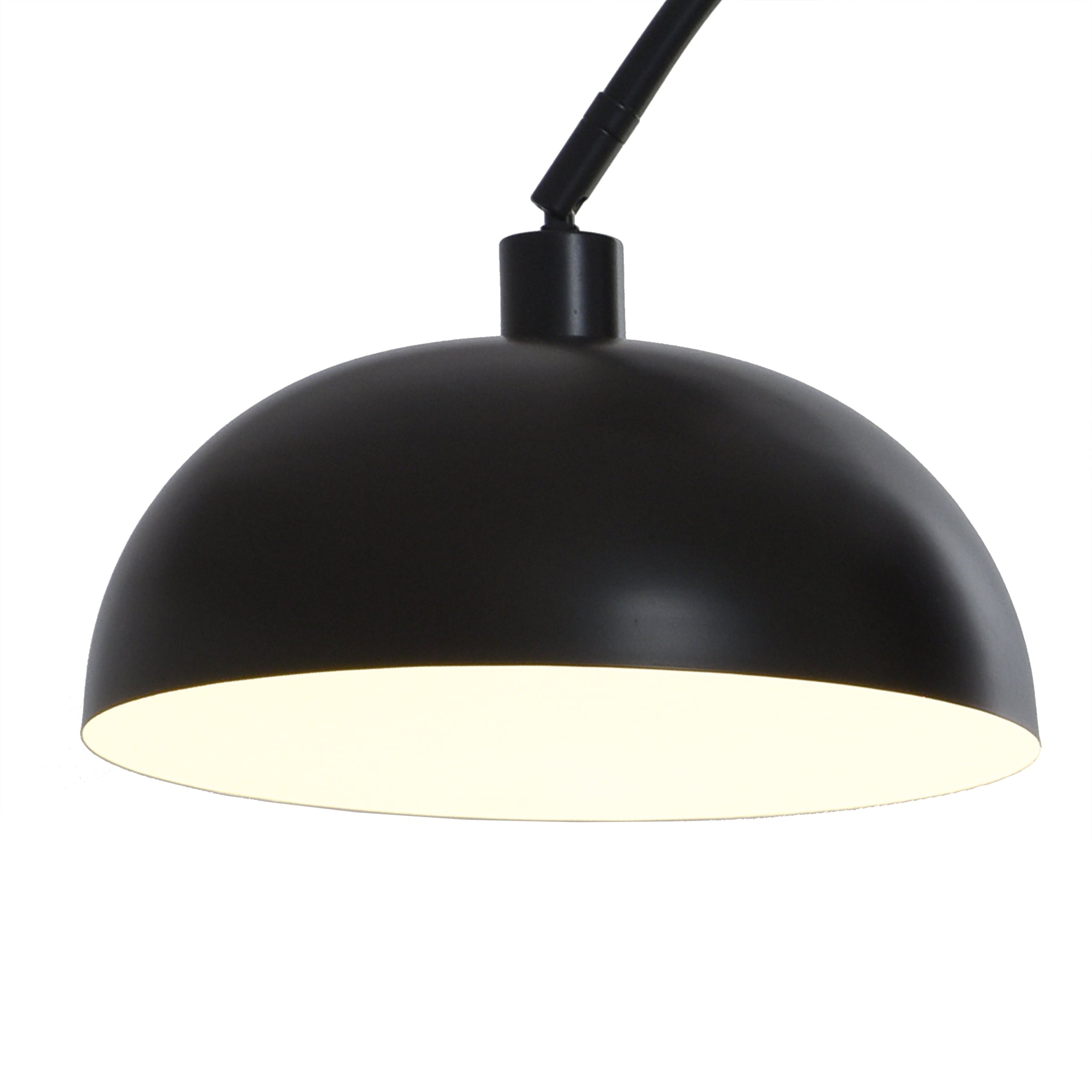  Black Finish Arch Dome Floor Lamp
