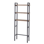  Jace 3-Shelf over-the-Toilet Storage Shelf with Black Frame and Oak Shelves