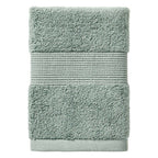  Signature Soft Solid Cotton 6 Piece Bath Towel Set,Green River