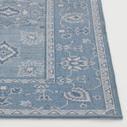  Blue Lillian Dainty Persian Area Rug, 5'x8'