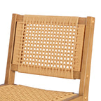  Vista Woven Counter-Height Stools 2 Pack, Light Honey Finish